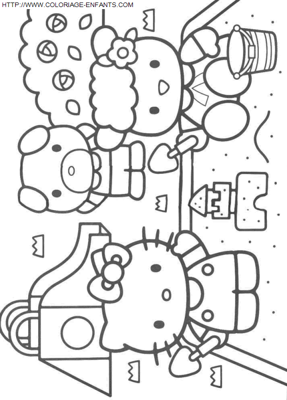 Hello Kitty coloring