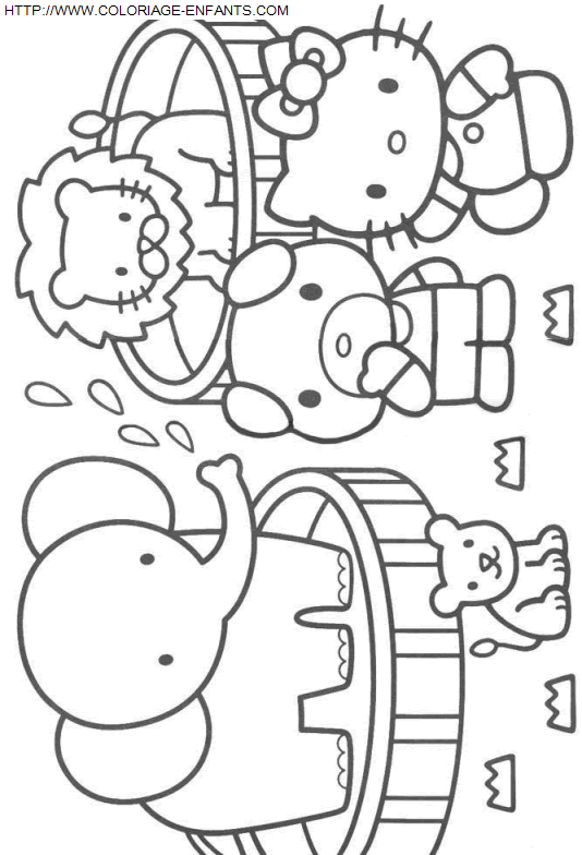 Hello Kitty coloring