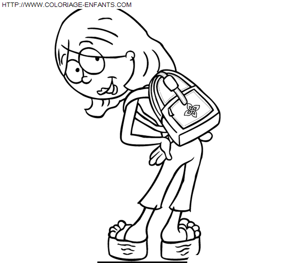 Lizzie Mcguire coloring