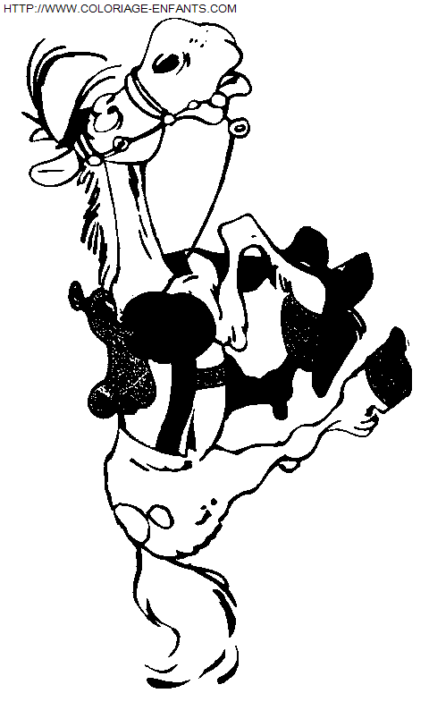 Lucky Luke coloring