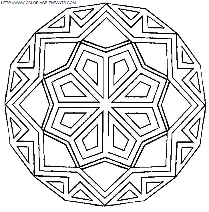 Mandala coloring