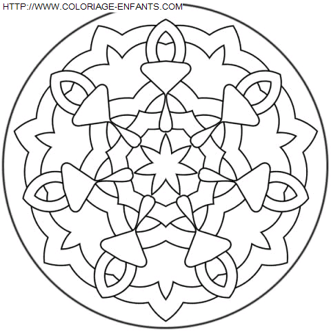 Mandala coloring