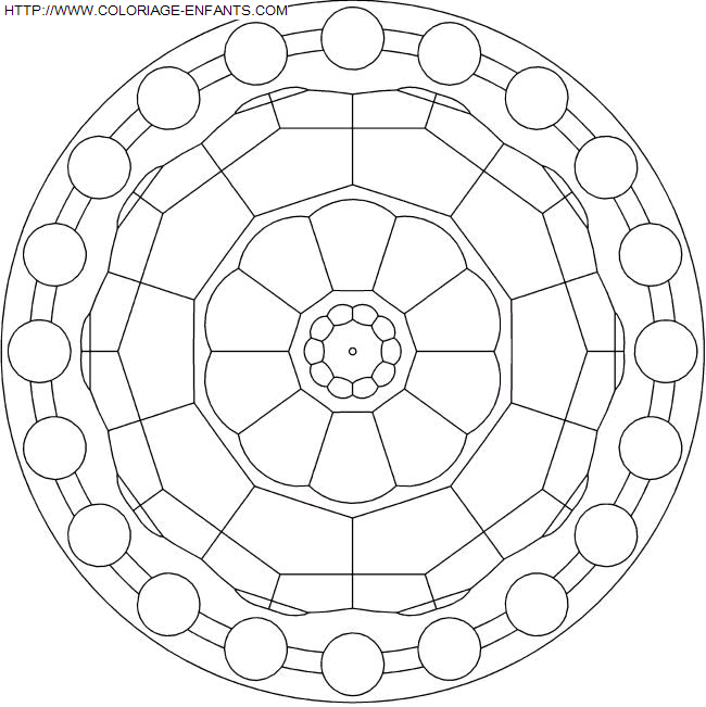 Mandala coloring