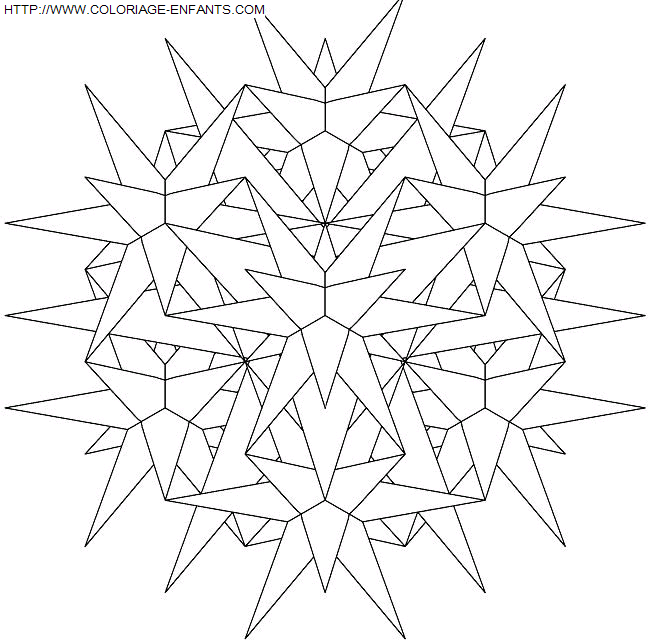 Mandala coloring