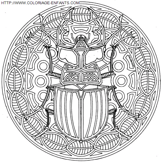 Mandala coloring