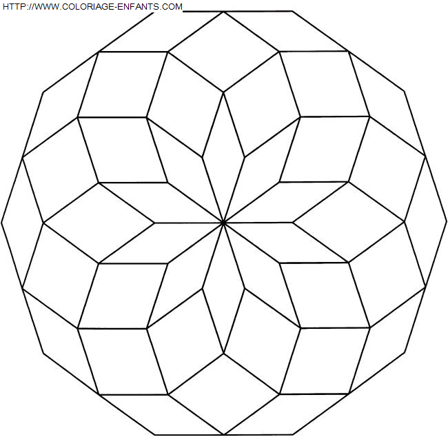 Mandala coloring