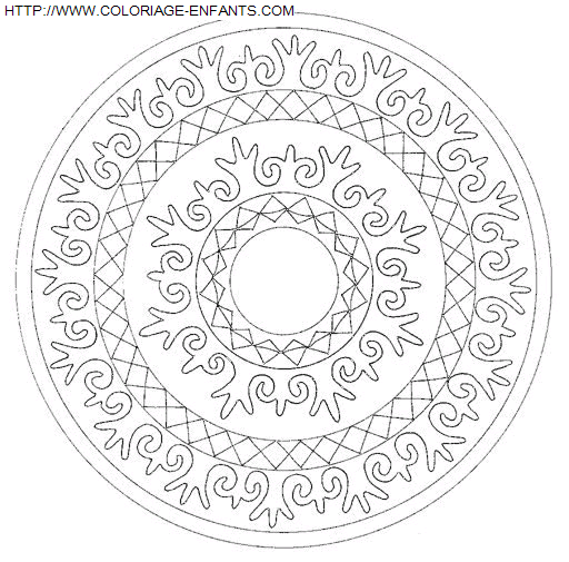 Mandala coloring