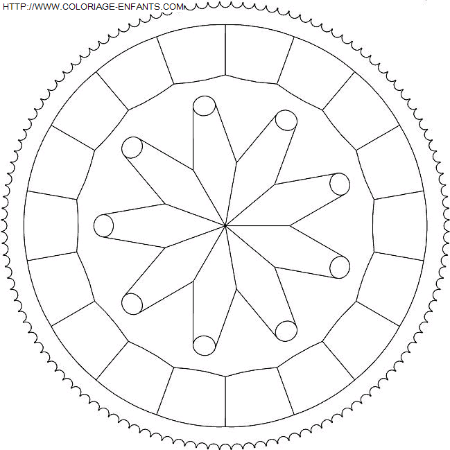 Mandala coloring