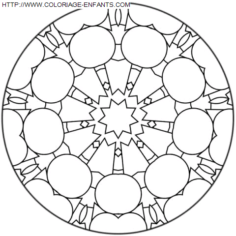 Mandala coloring