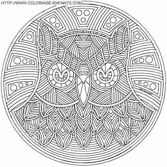 Mandala coloring