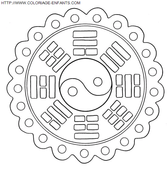 Mandala coloring