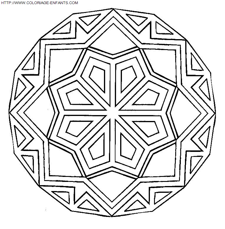 Mandala coloring