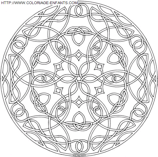 Mandala coloring