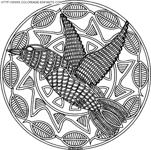 Mandala coloring