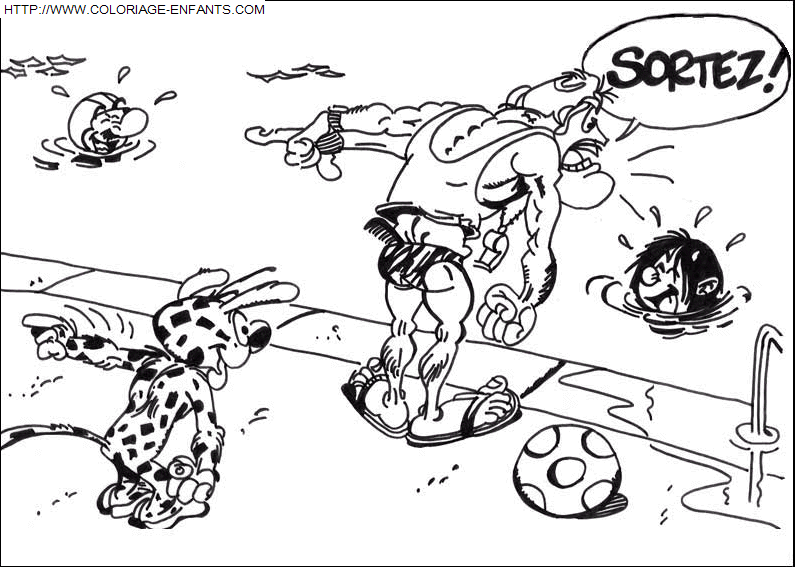 Marsupilami coloring