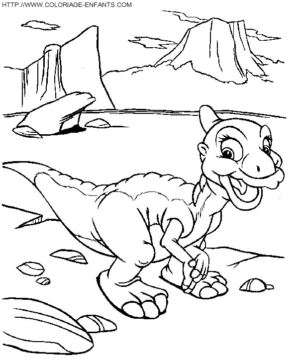 The Land Before Time coloring