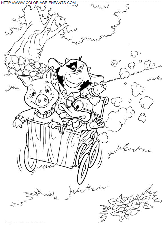 Piggly Wiggly coloring