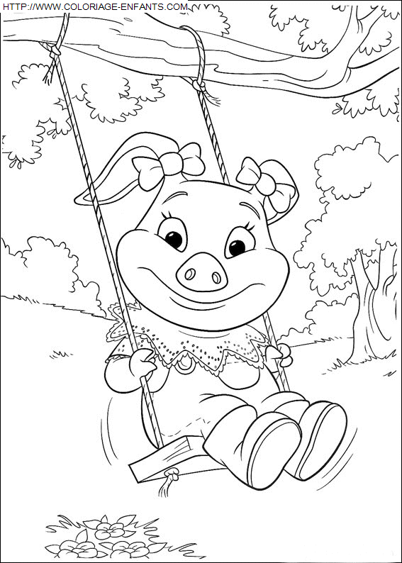 Piggly Wiggly coloring