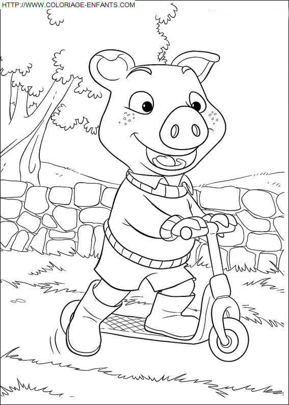 Piggly Wiggly coloring