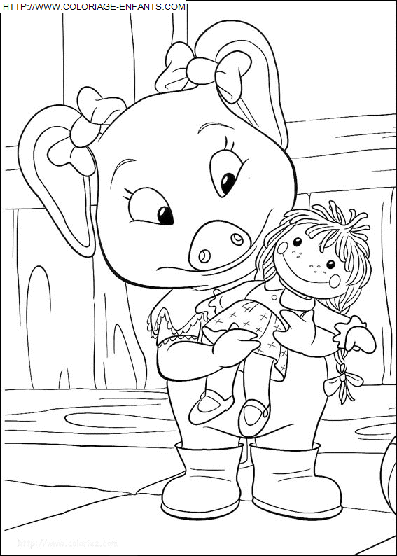 Piggly Wiggly coloring