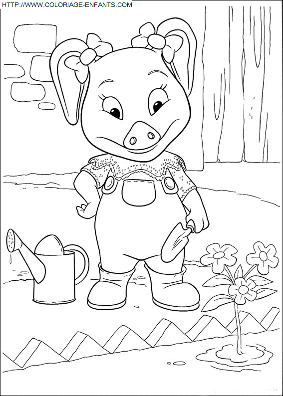 Piggly Wiggly coloring