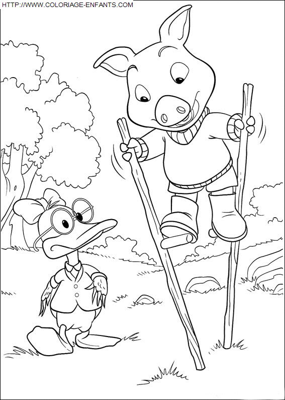 Piggly Wiggly coloring