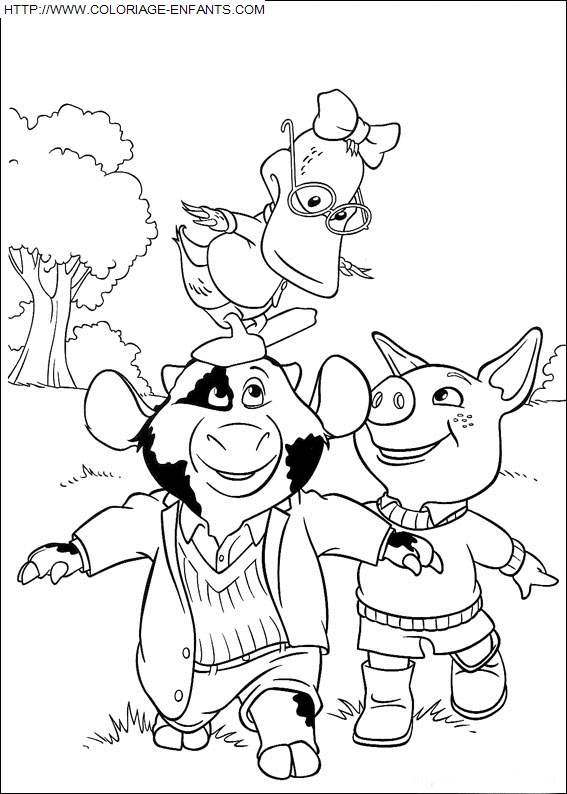 Piggly Wiggly coloring