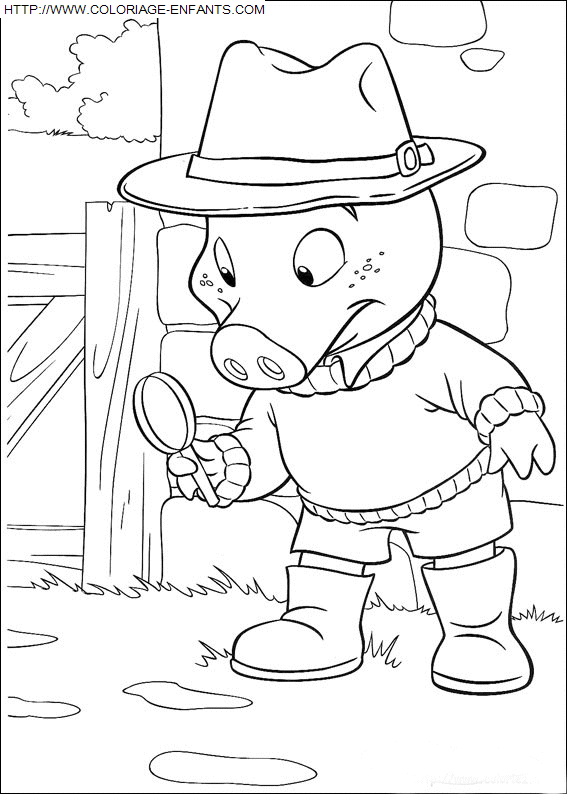 Piggly Wiggly coloring