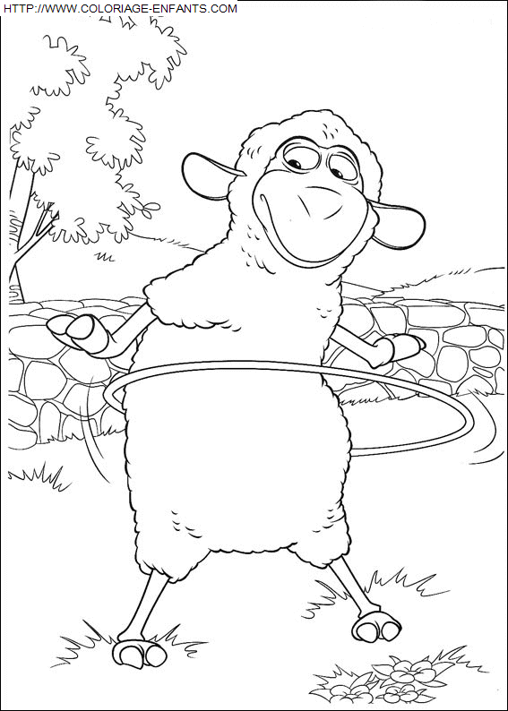 Piggly Wiggly coloring