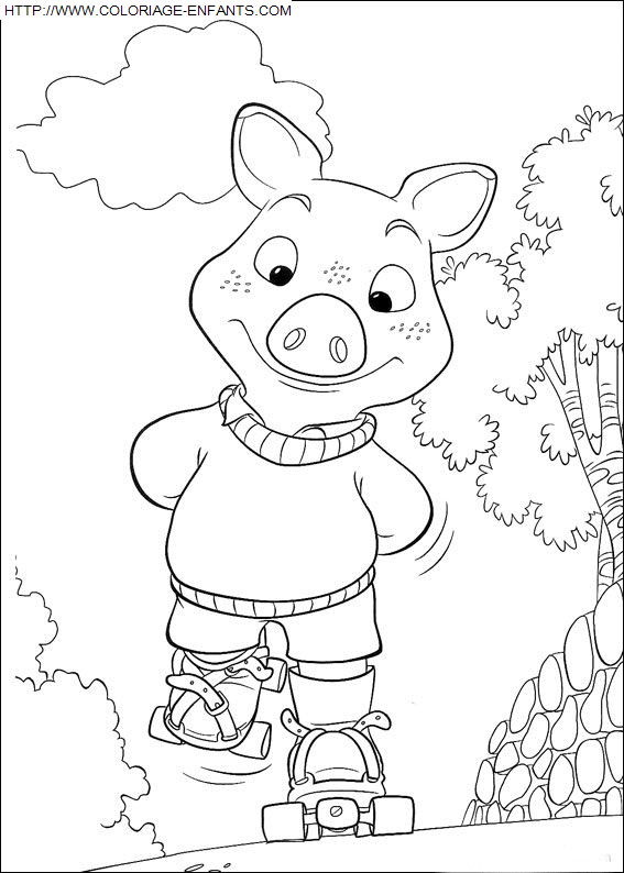 Piggly Wiggly coloring