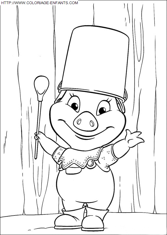 Piggly Wiggly coloring