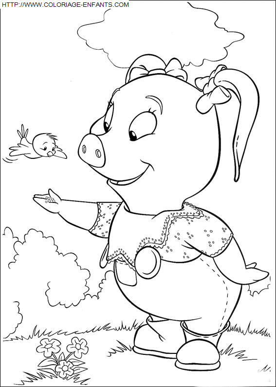 Piggly Wiggly coloring