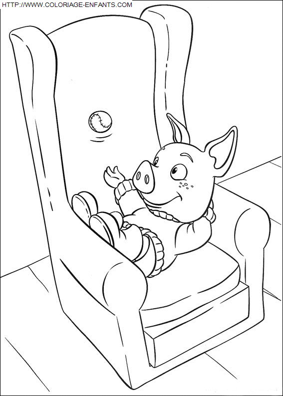 Piggly Wiggly coloring