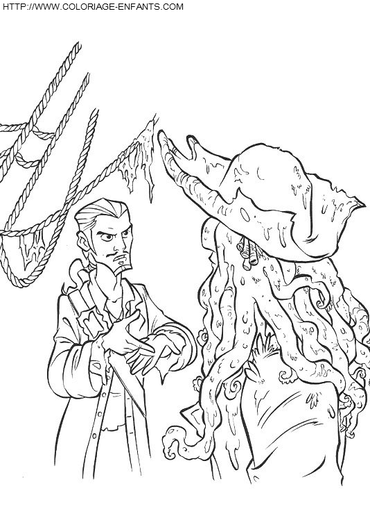 Pirates Of The Caribbean coloring