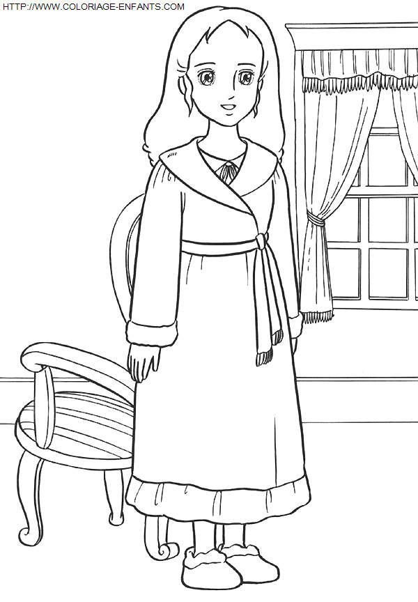 Princess Sarah coloring