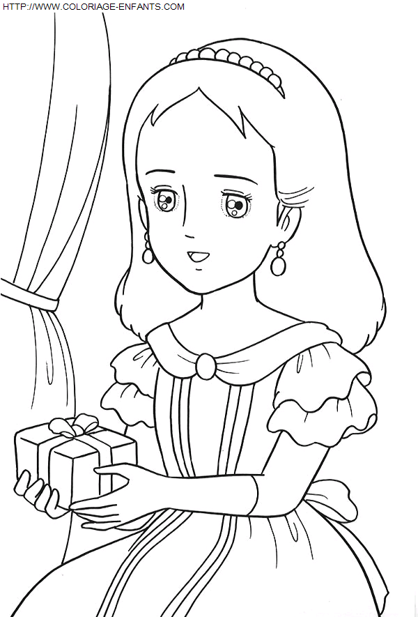 Princess Sarah coloring