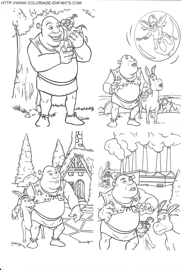 Shrek coloring