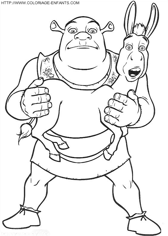 Shrek coloring