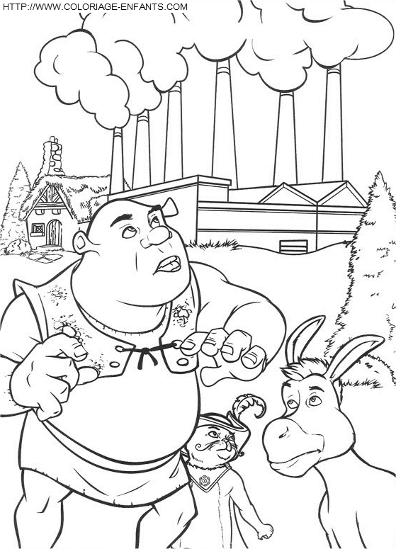 Shrek coloring