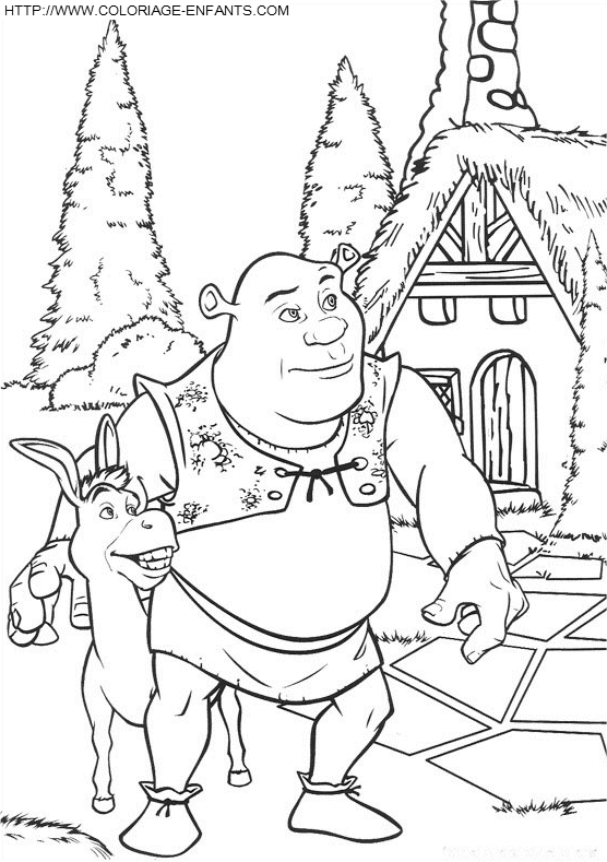 Shrek coloring