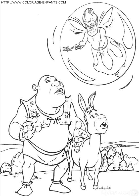 Shrek coloring