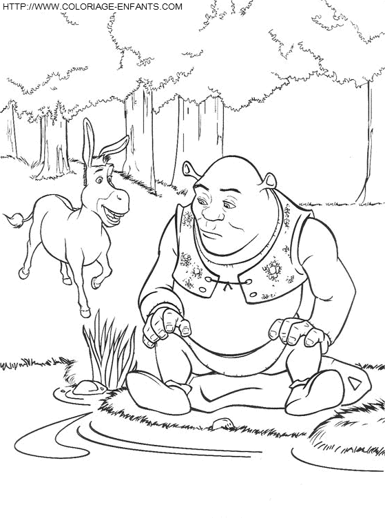 Shrek coloring