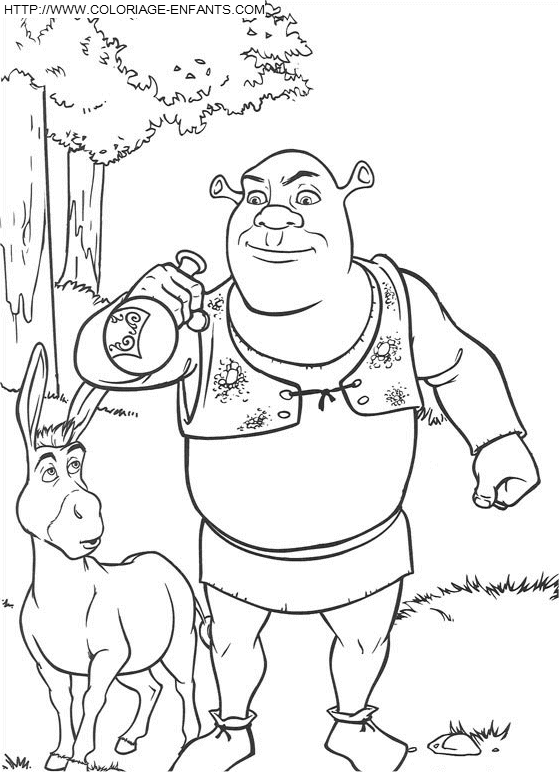 Shrek coloring