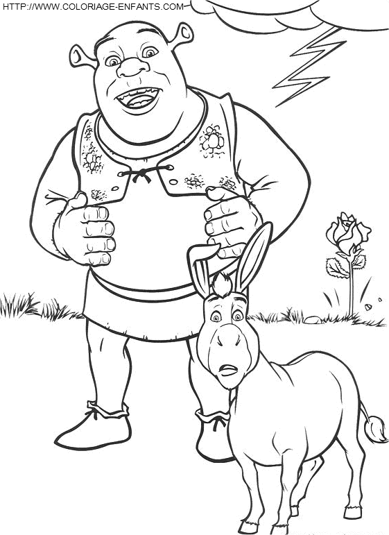 Shrek coloring