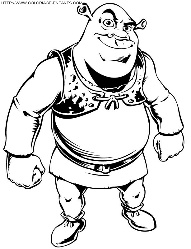 Shrek coloring