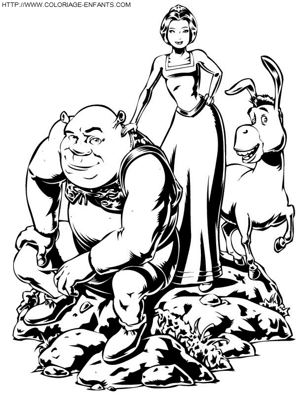 Shrek coloring