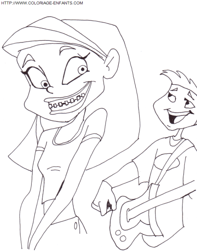 Braceface coloring