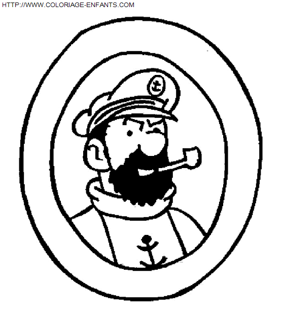 Tintin coloring