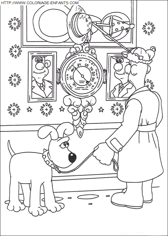 Wallace And Gromit coloring