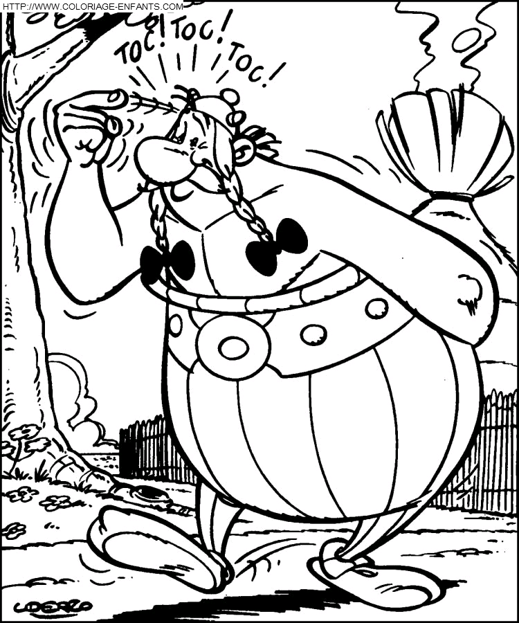 Asterix The Gaul coloring